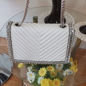 White purse